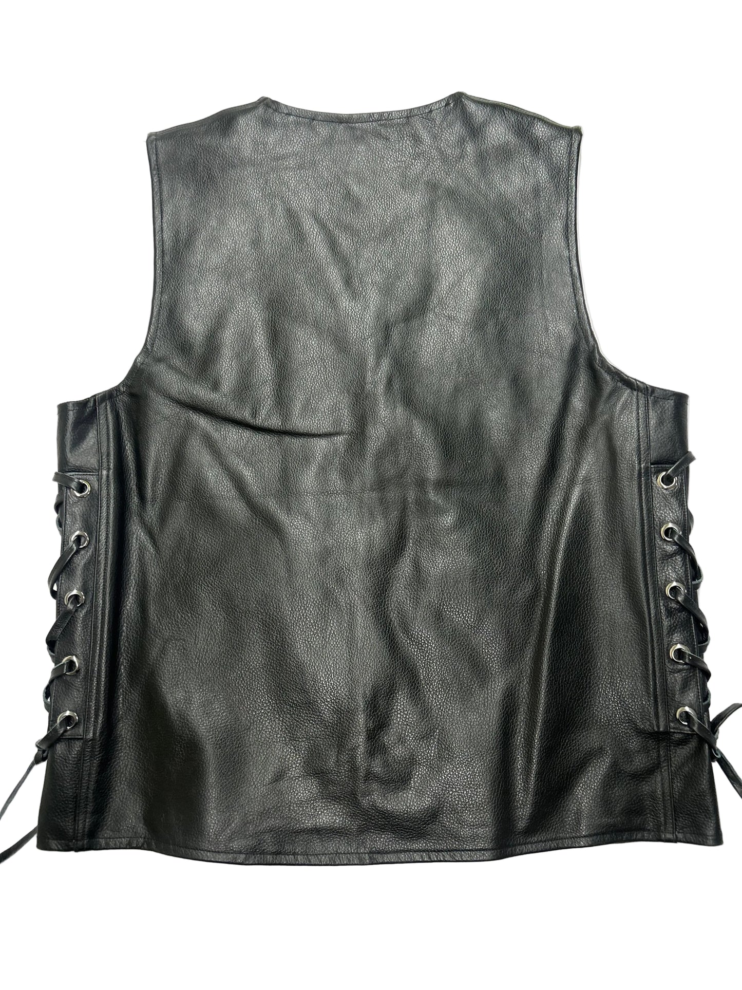 Trg08 cow leather riding vest