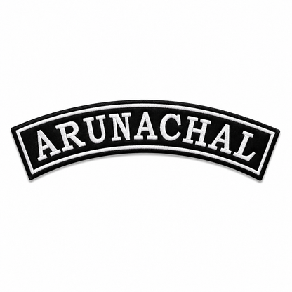 Arunachal State Back Embroidered Patch 2.5 × 12 Inch – Iron On / Sew On