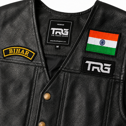 Bihar State Front Embroidered Patch 1 × 4 Inches – Iron On / Sew On