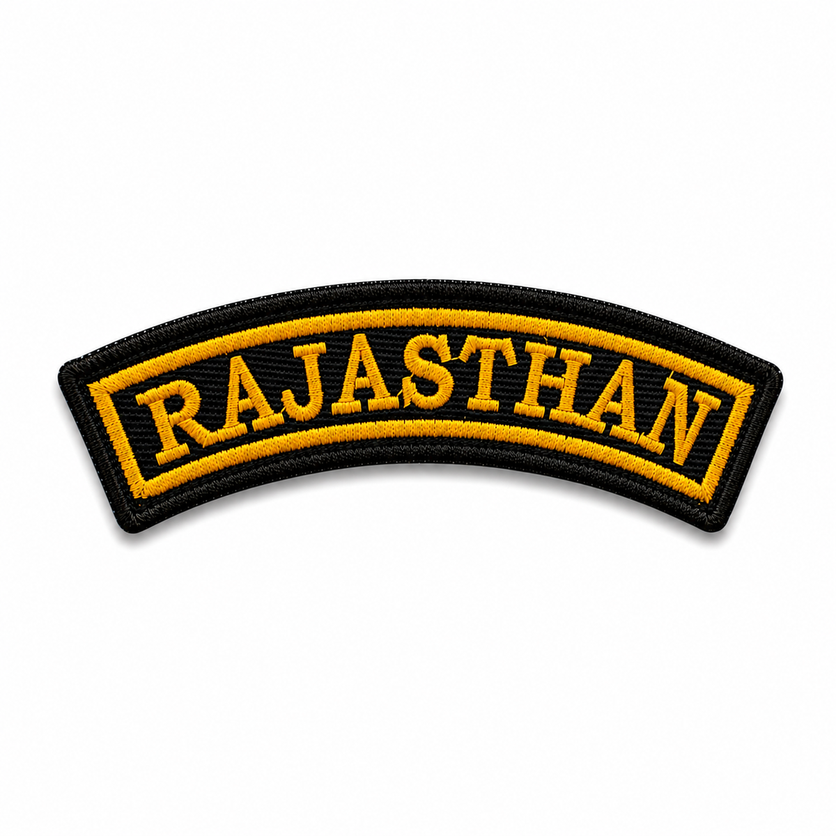 Rajasthan State Front Embroidered Patch 1 × 4 Inches – Iron On / Sew On