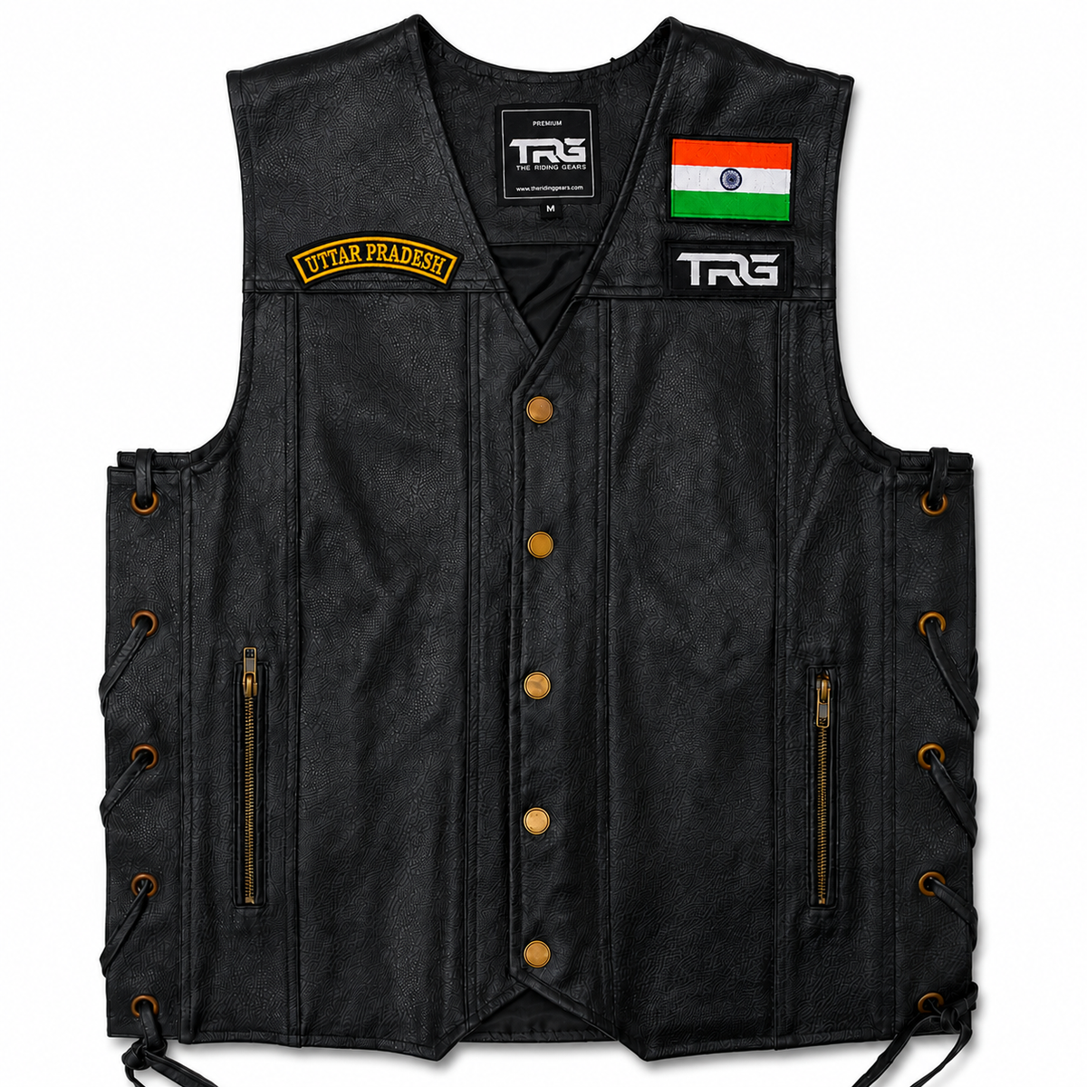 Uttar Pradesh State Front Embroidered Patch 1 × 4 Inches – Iron On / Sew On