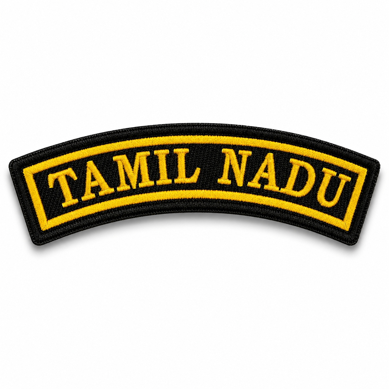 Tamil Nadu State Front Embroidered Patch 1 × 4 Inches – Iron On / Sew On