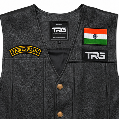 Tamil Nadu State Front Embroidered Patch 1 × 4 Inches – Iron On / Sew On