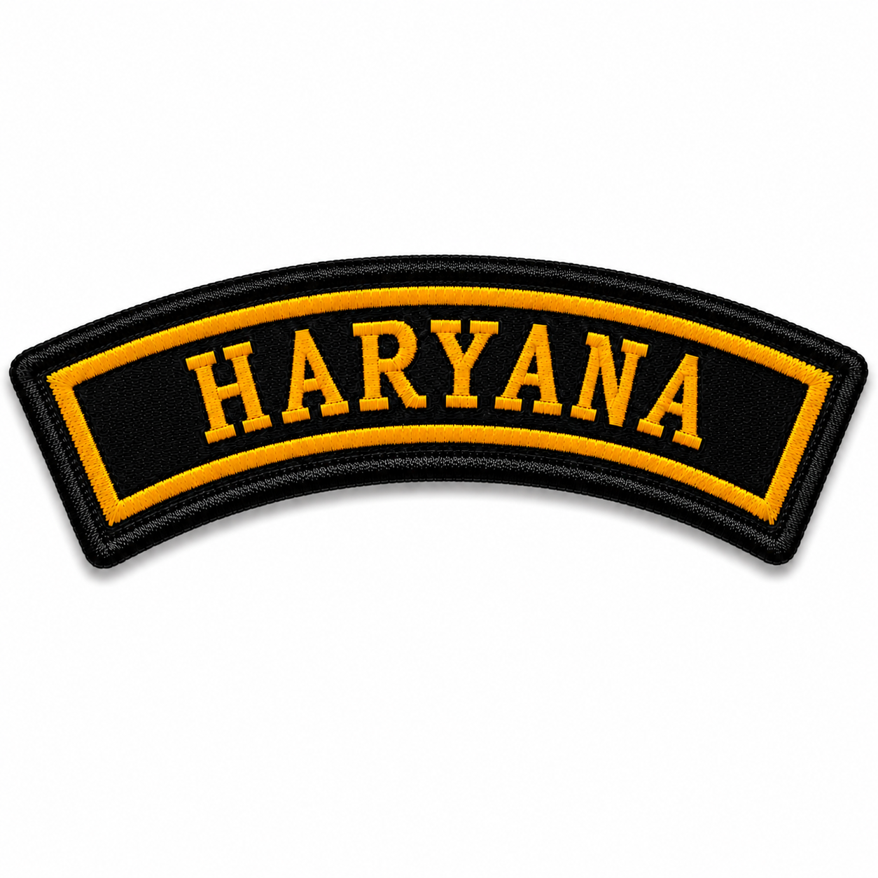 Haryana State Front Embroidered Patch 1 × 4 Inches – Iron On / Sew On