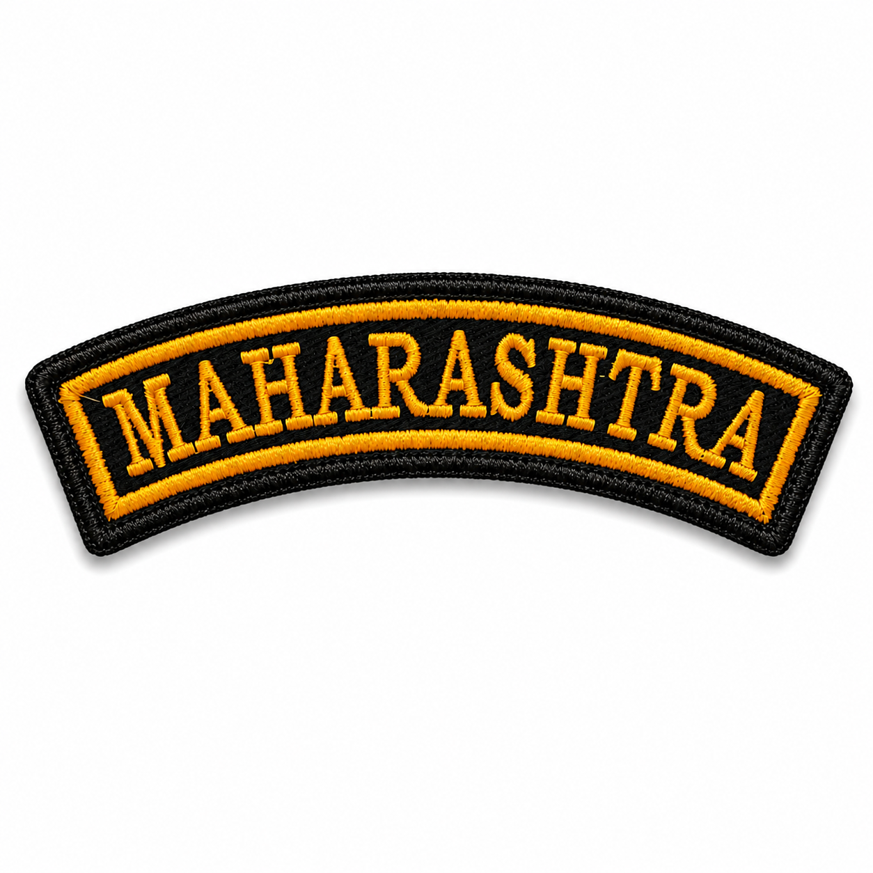 Maharashtra State Front Embroidered Patch 1 × 4 Inches – Iron On / Sew On