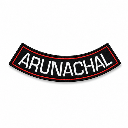Arunachal Pradesh State Back Embroidered Patch 2.5 × 12 Inches – Iron On / Sew On