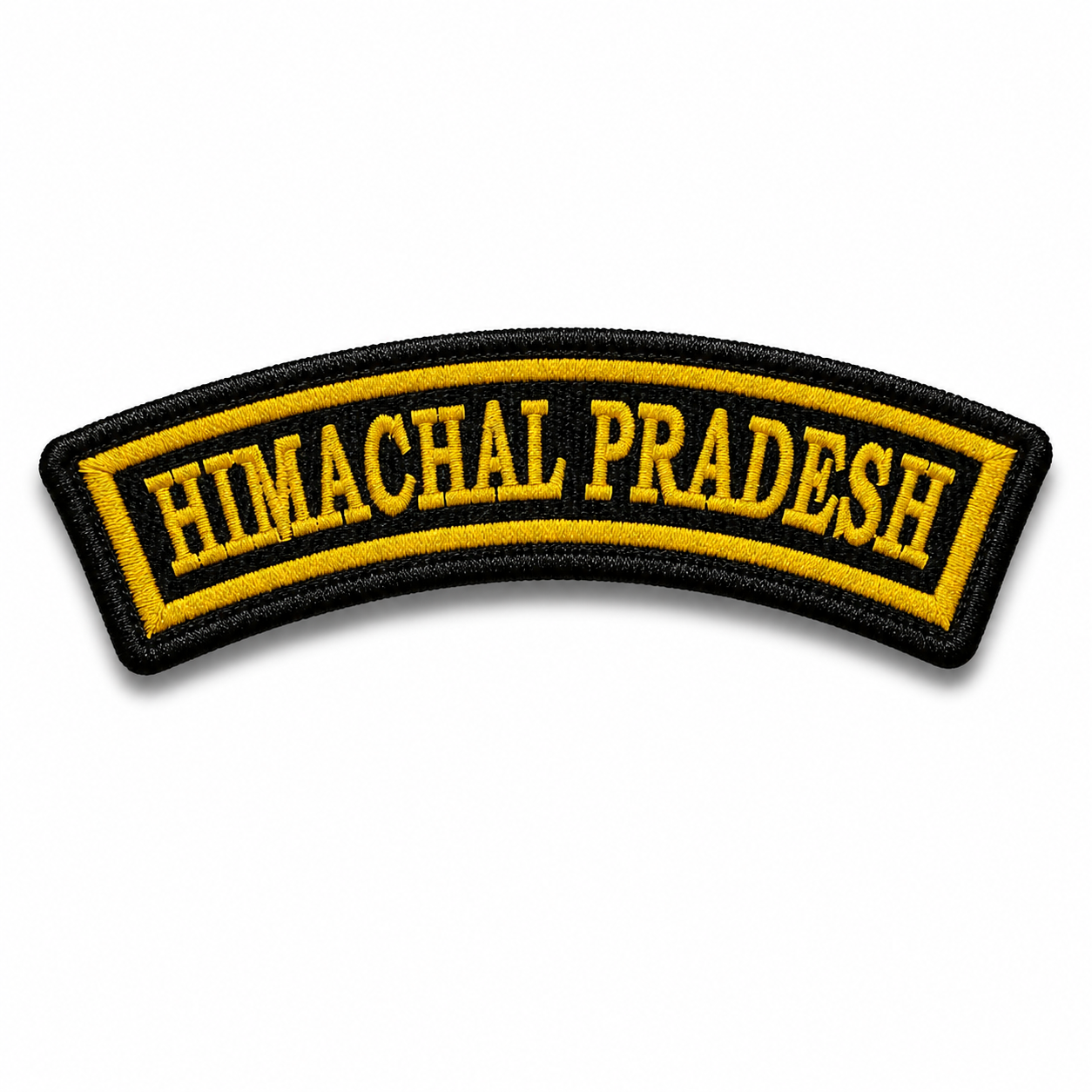 Himachal Pradesh State Front Embroidered Patch 1 × 4 Inches – Iron On / Sew On