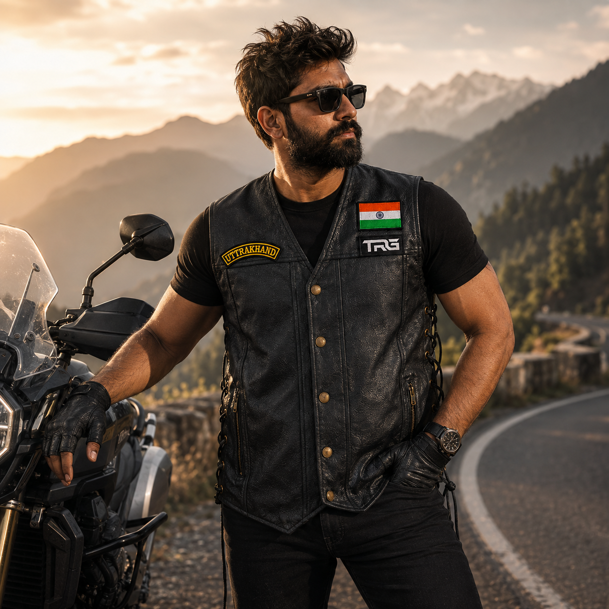 Uttarakhand State Front Embroidered Patch 1 × 4 Inches – Iron On / Sew On