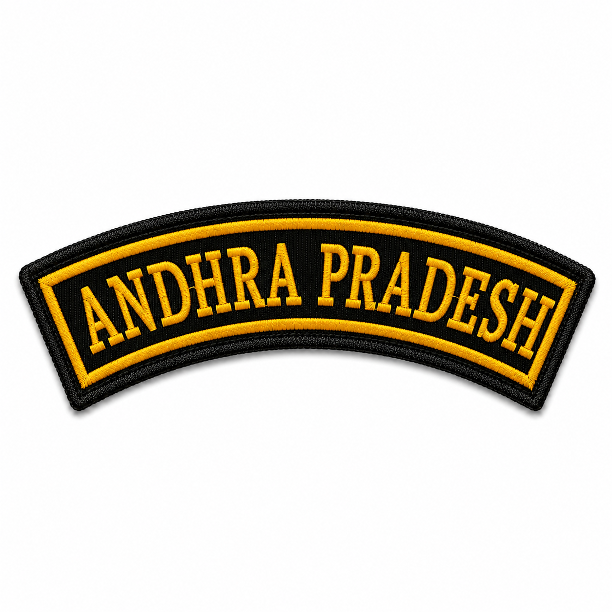 Andhra Pradesh State Front Embroidered Patch 1 × 4 Inches – Iron On / Sew On
