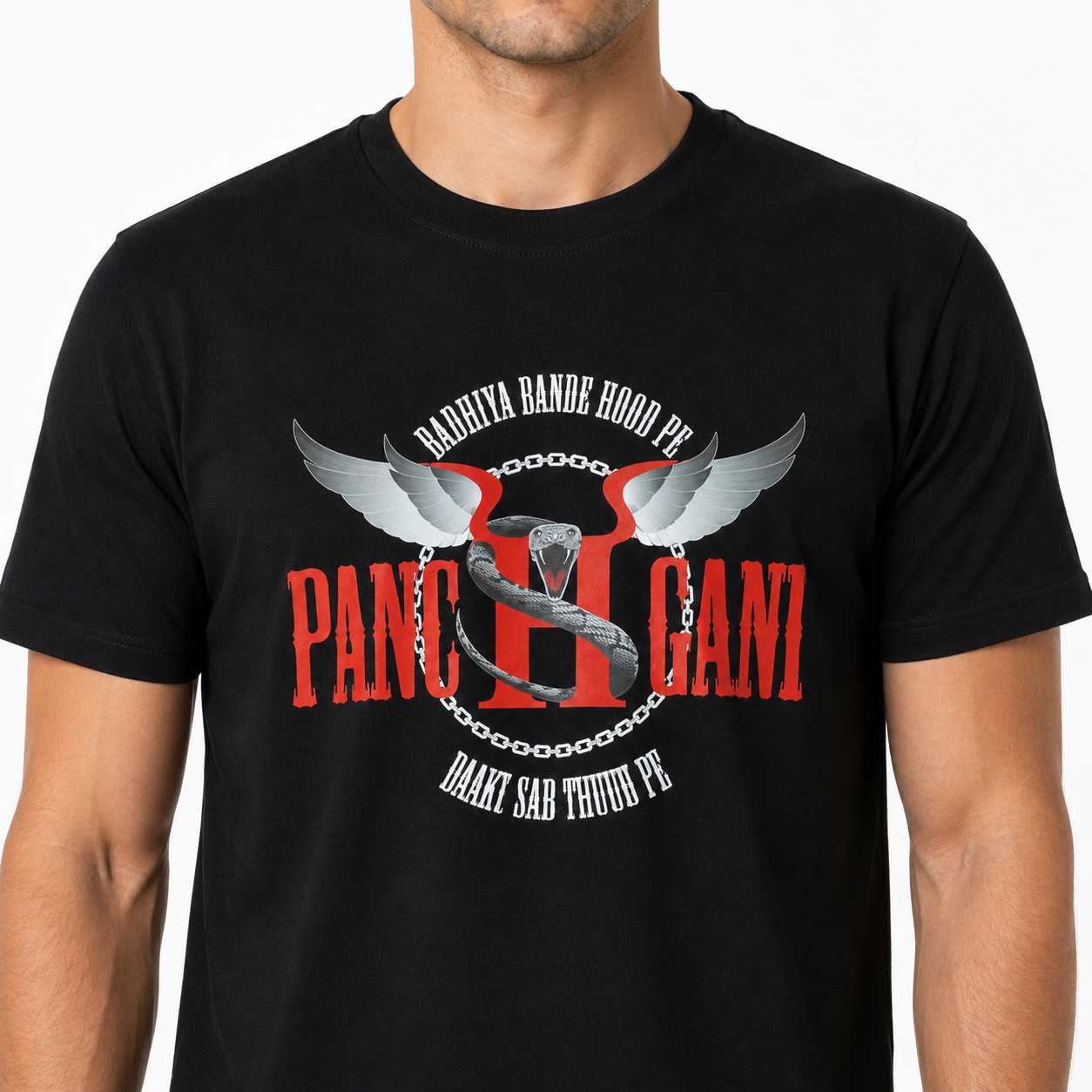 Panchgani – Badhiya Bande Hood Pe Baki Sab Thudd Pe Graphic T-Shirt