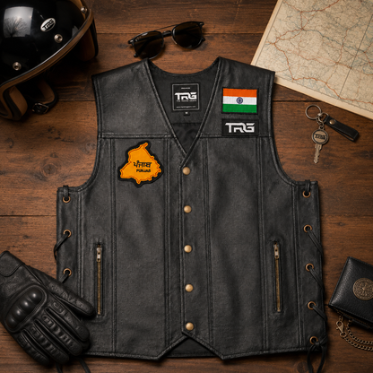 Punjab Flag Premium Embroidered Patch – 3.1 × 3.1 Inches | Iron On / Sew On