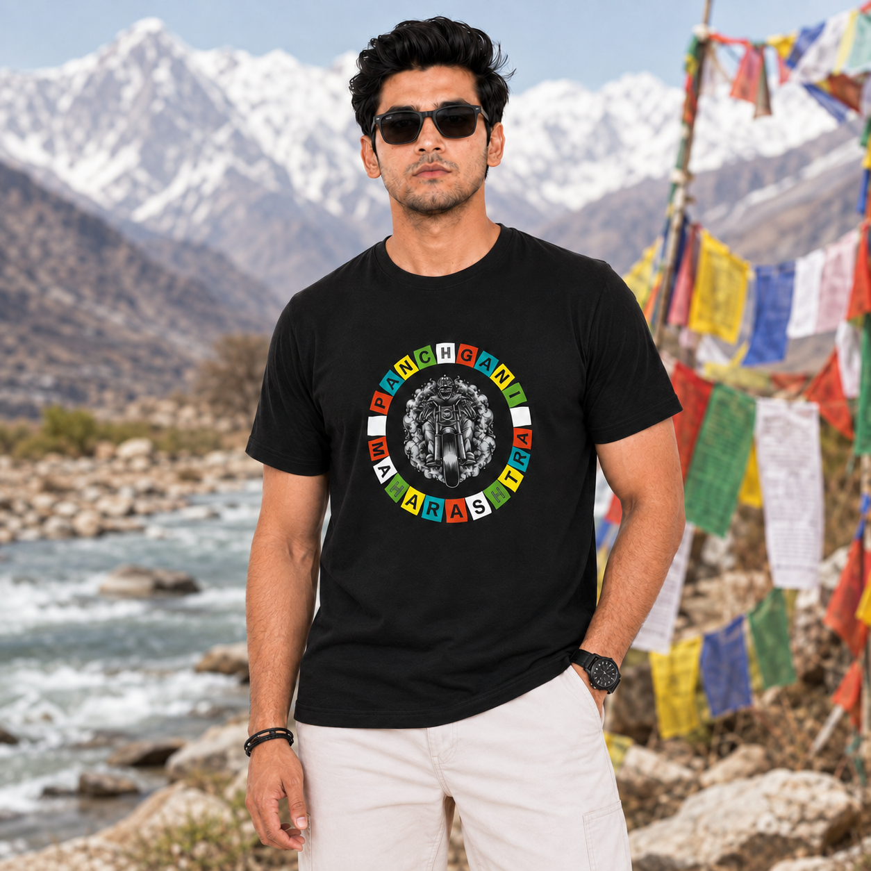 Panchgani Maharashtra Motorcycle Riders T-Shirt