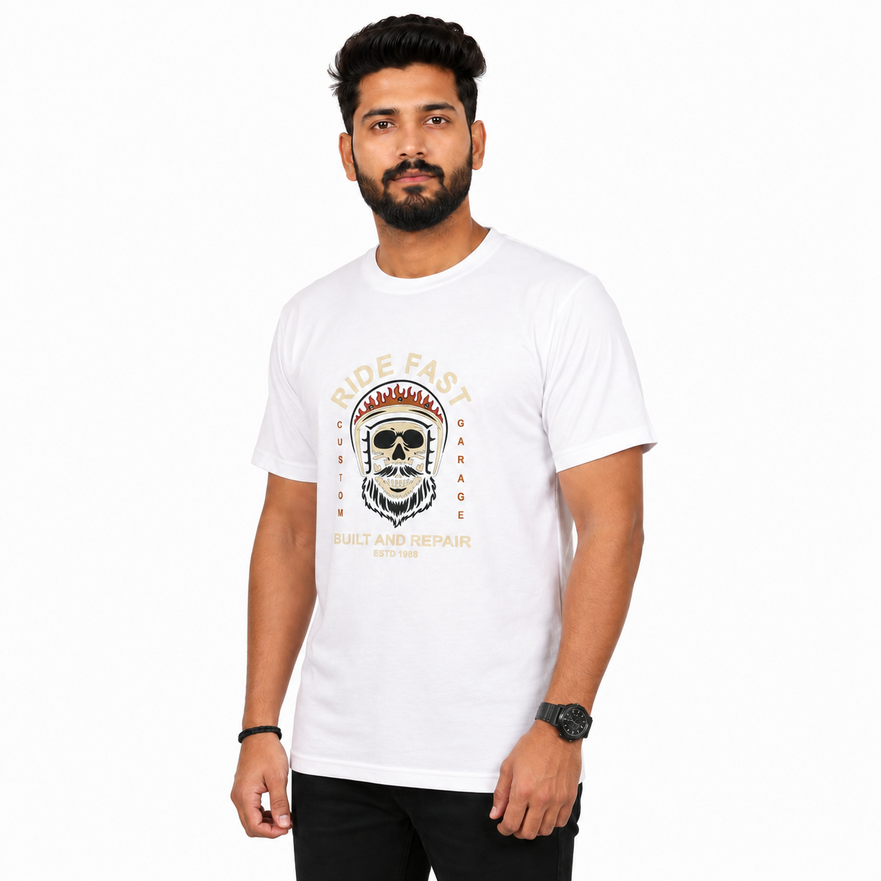 Ride Fast, Build & Repair Motorcycle Riders T-Shirt
