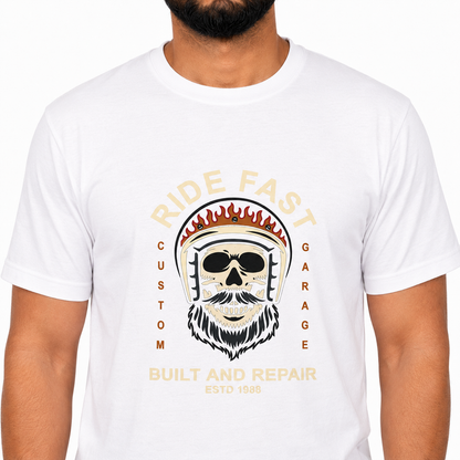 Ride Fast, Build & Repair Motorcycle Riders T-Shirt