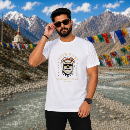 Ride Fast, Build & Repair Motorcycle Riders T-Shirt