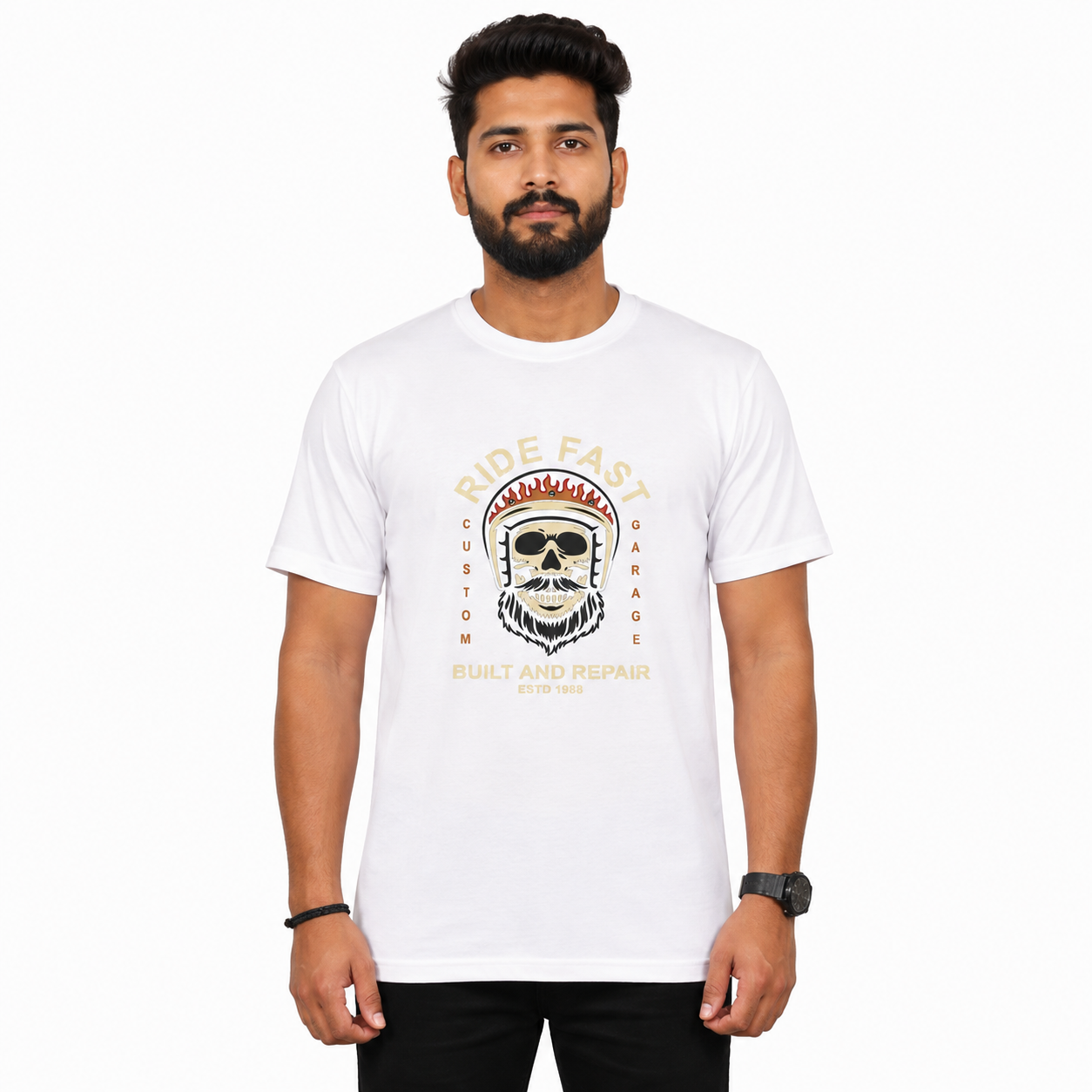 Ride Fast, Build & Repair Motorcycle Riders T-Shirt