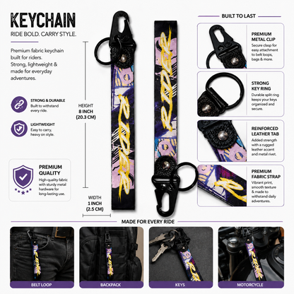 Rider Keychain (1 × 8 Inches)