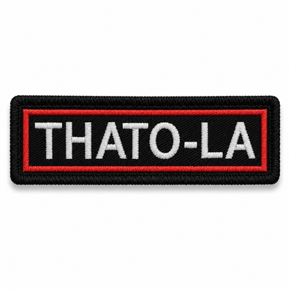 Thato-La Expedition Embroidered Patch (1 × 4 Inches)