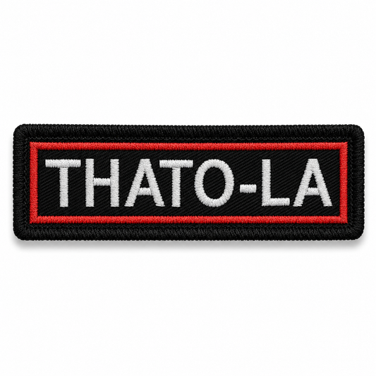 Thato-La Expedition Embroidered Patch (1 × 4 Inches)