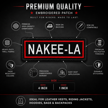 Nakee-La Expedition Embroidered Patch (1 × 4 Inches)