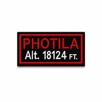 Photila Expedition Embroidered Patch – 3.5 × 2 Inches
