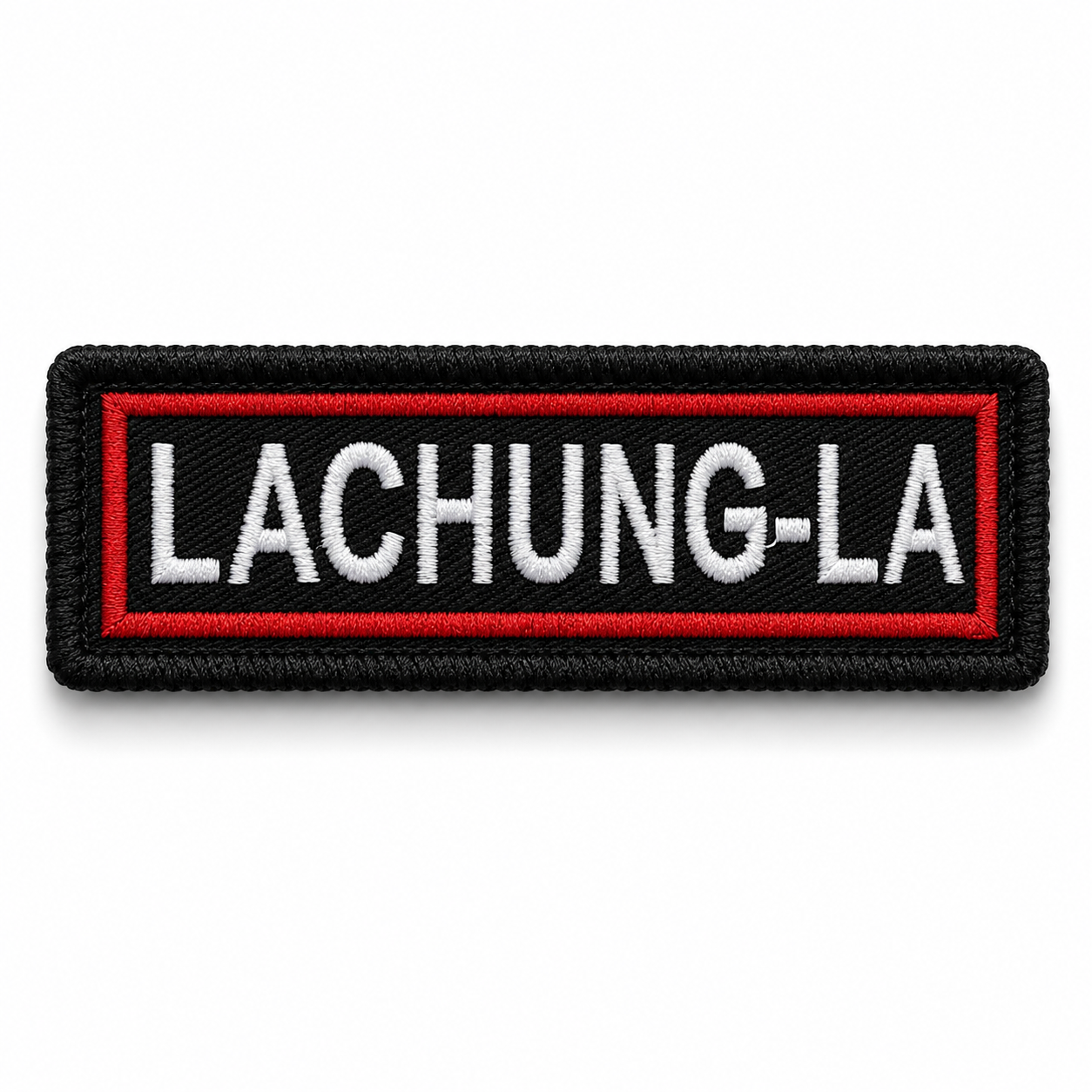 Lachung-La Expedition Embroidered Patch 1 × 4 Inches – Iron On / Sew On
