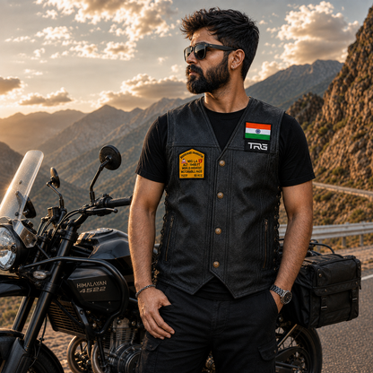 Mig La World’s Highest Motorable Pass Expedition Embroidered Patch – 3.5 × 3 Inches