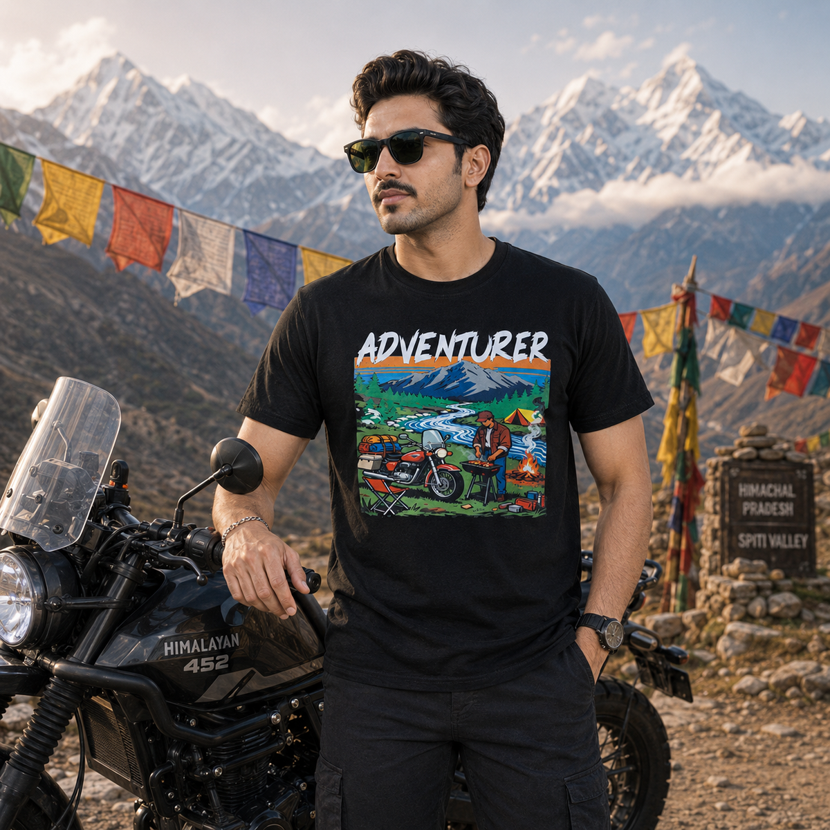 Adventurer Biker T-shirt