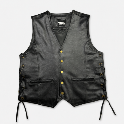 TRG018 Leather Riding Vest