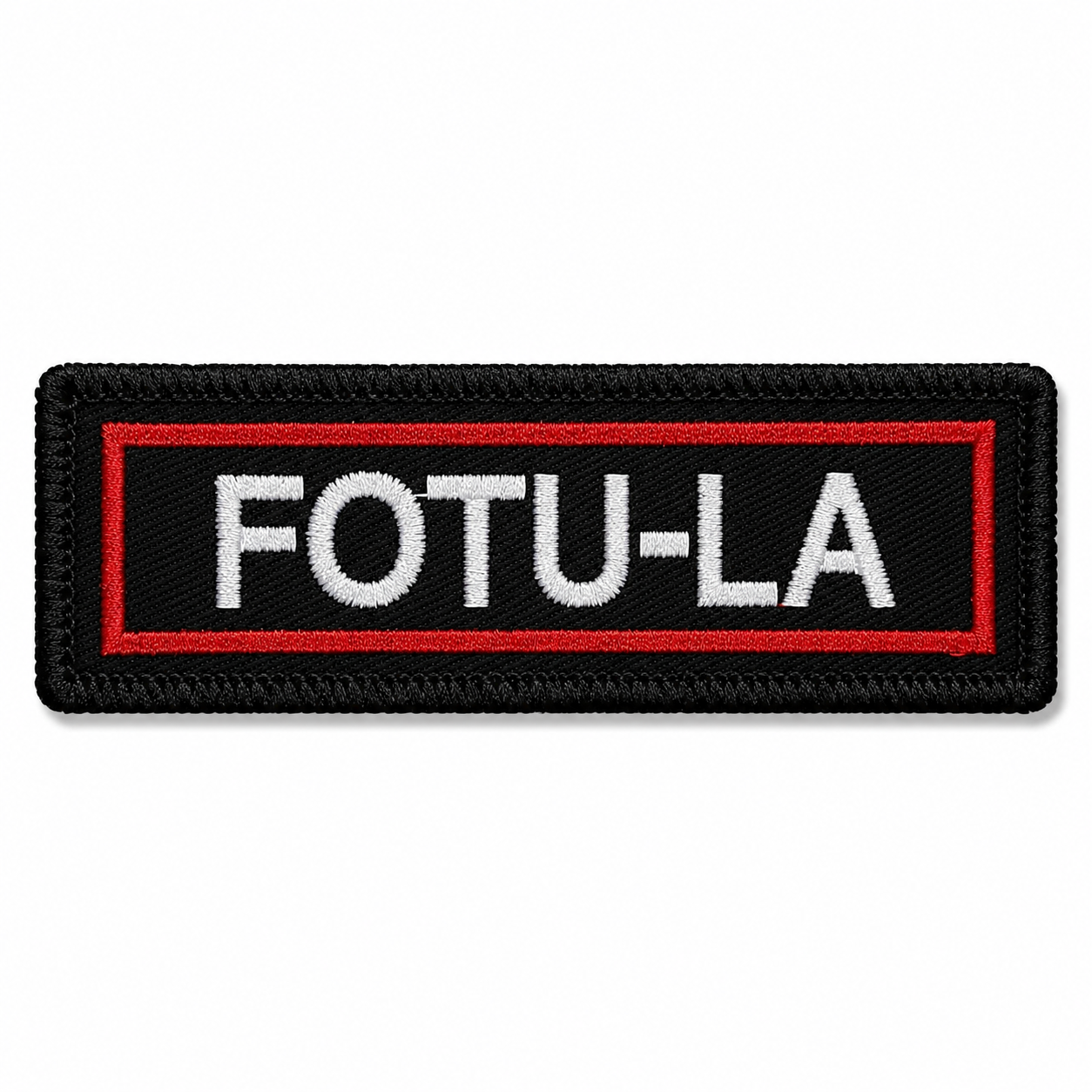 FOTU-LA Expedition Embroidered Patch (1 × 4 Inches) – Iron On / Sew On