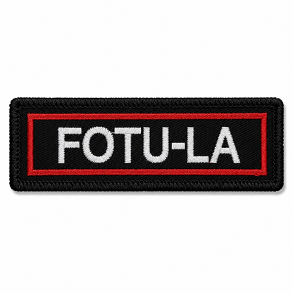 FOTU-LA Expedition Embroidered Patch (1 × 4 Inches) – Iron On / Sew On
