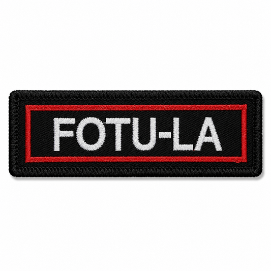 FOTU-LA Expedition Embroidered Patch (1 × 4 Inches) – Iron On / Sew On
