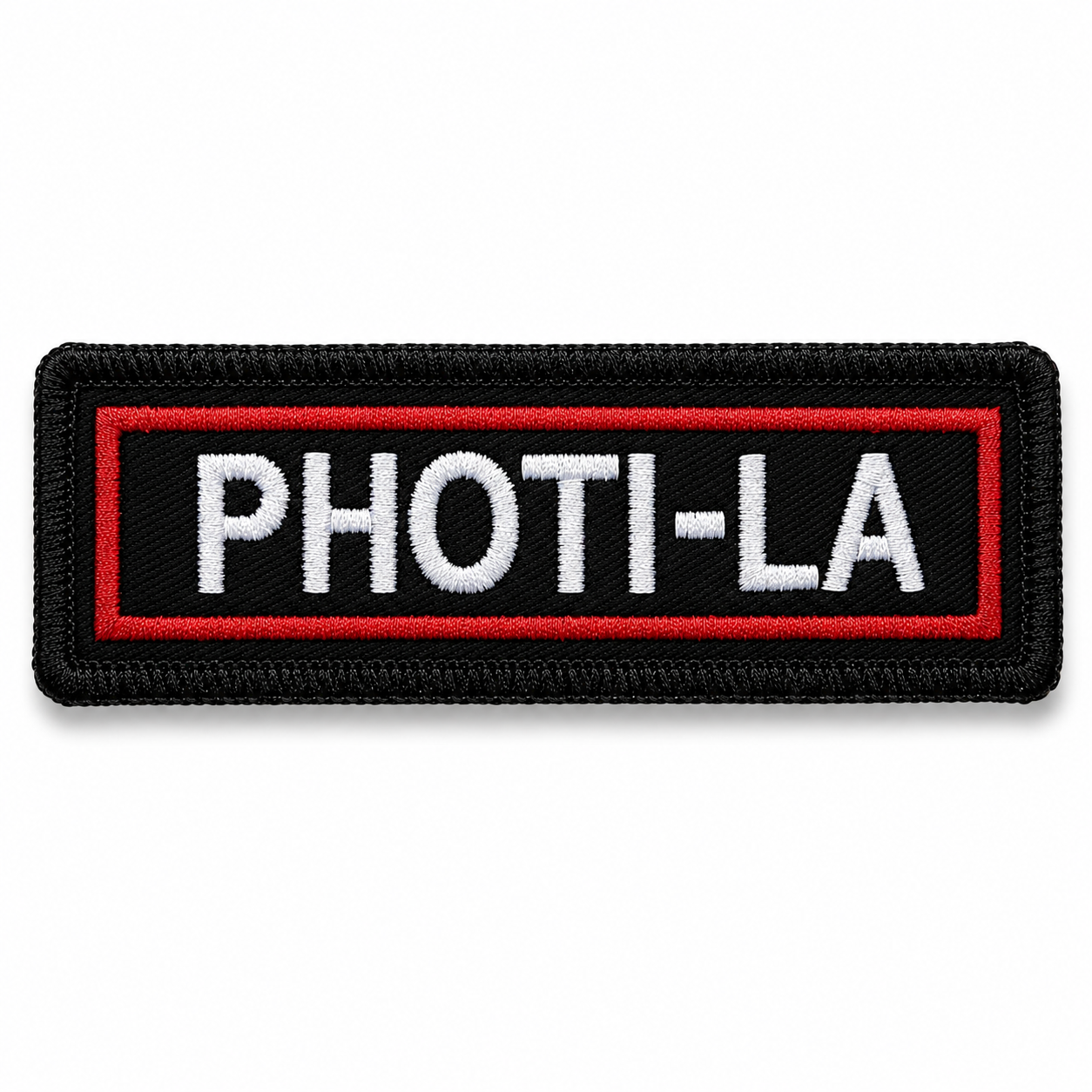 PHOTI-LA Expedition Embroidered Patch (1 × 4 Inches) – Iron On / Sew On