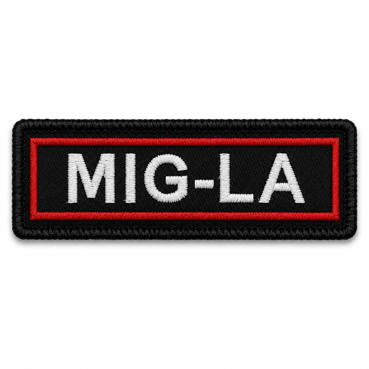 MIG-LA Expedition Embroidery Patch - 1 × 4 Inches | Iron-On & Sew-On