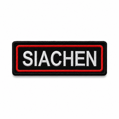 Siachen Expedition Embroidered Patch – 1 × 4 Inches
