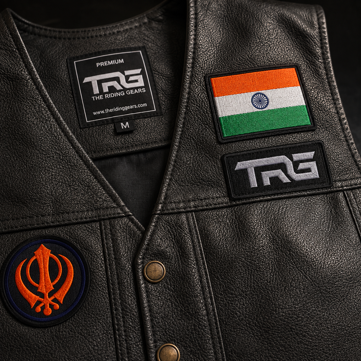 Khalsa Flag Embroidered Patch 2.7 x 2.7 Inch – Iron On / Sew On