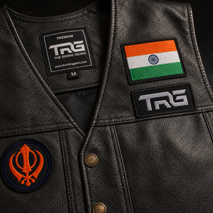 Khalsa Flag Embroidered Patch 2.7 x 2.7 Inch – Iron On / Sew On