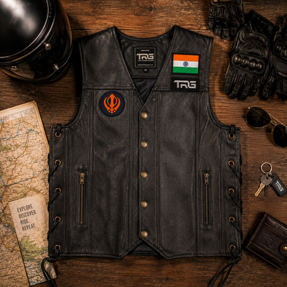 Khalsa Flag Embroidered Patch 2.7 x 2.7 Inch – Iron On / Sew On