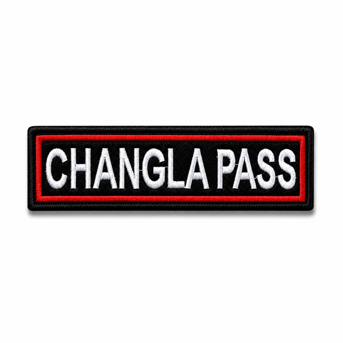 Changla Pass Expedition Embroidered Patch – 1 × 4 Inches