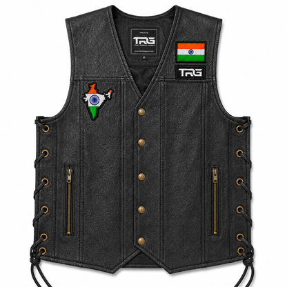 India Map Embroidered Patch 3.5 x 3.5 Inch – Iron On / Sew On