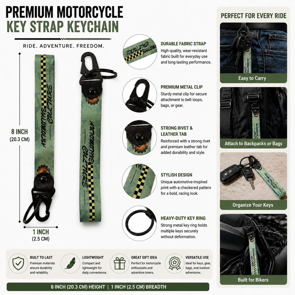 Automotive Culture Keychain
