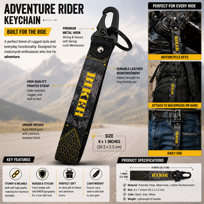Biker Keychain