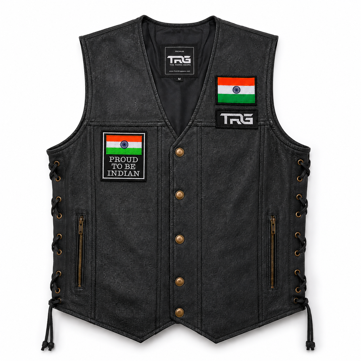 Proud To Be An Indian Premium Embroidered Biker Patch | Iron-On & Sew-On | 3 × 3 Inches