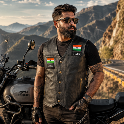 Proud To Be An Indian Premium Embroidered Biker Patch | Iron-On & Sew-On | 3 × 3 Inches