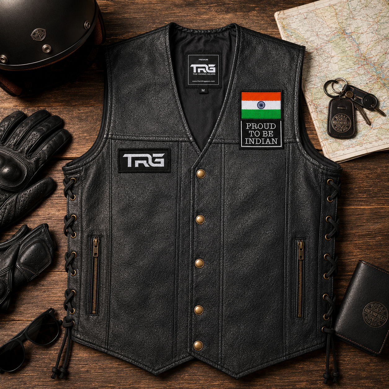 Proud To Be An Indian Premium Embroidered Biker Patch | Iron-On & Sew-On | 3 × 3 Inches