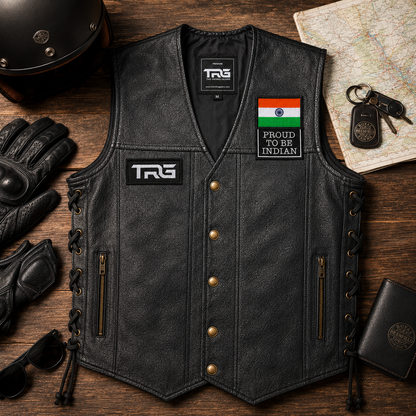 Proud To Be An Indian Premium Embroidered Biker Patch | Iron-On & Sew-On | 3 × 3 Inches