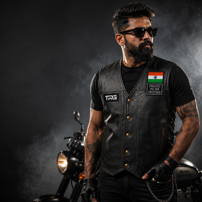 Proud To Be An Indian Premium Embroidered Biker Patch | Iron-On & Sew-On | 3 × 3 Inches
