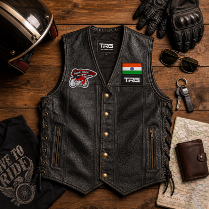 Ride Free Premium Embroidered Biker Patch | Iron-On & Sew-On | 2.5 × 3.5 Inches