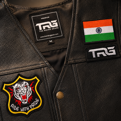 Ride With Pride Premium Embroidered Biker Patch | Iron-On & Sew-On | 3.6 × 3.6 Inches