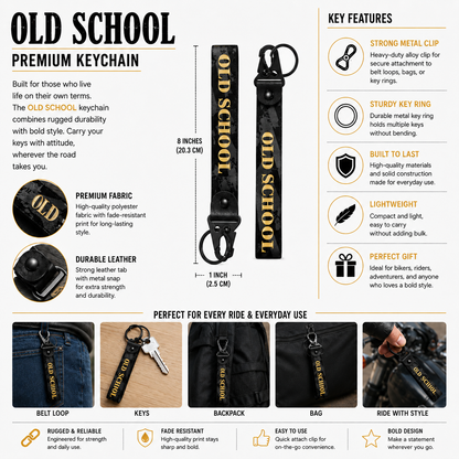 Old School Keychain
